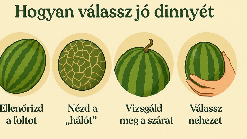 Hogyan valassz jo dinnyet
