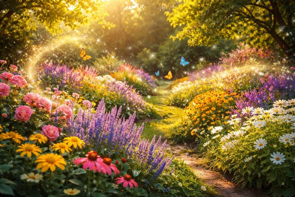 Illatos virágok gazdag csoportja díszíti a jól gondozott nyári kertet sokszínű pompával