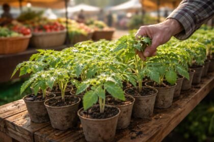 - Paradicsompalántát válassz okosan: erős gyökérzet, egészséges lomb, és élénk szín jelzi.