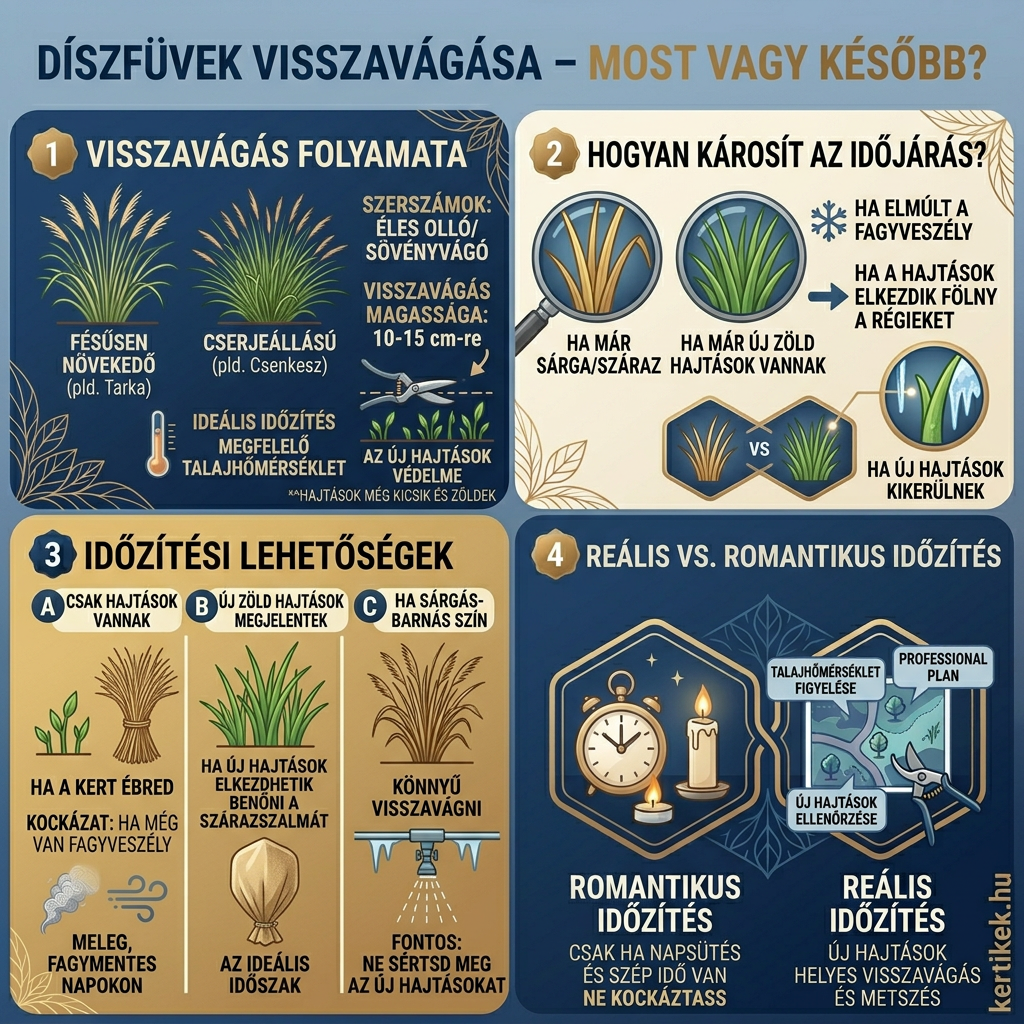 Mikor vágjuk vissza a díszfüveket