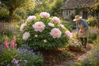 - Látványos fás bazsarózsa a kertben: gondozási tippek hosszú távra, egészséges virágzást biztosítva