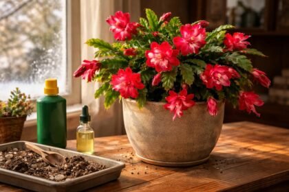 - Karácsonyi orchidea: téli trágyázás elősegíti a szép virágzást és egészséget