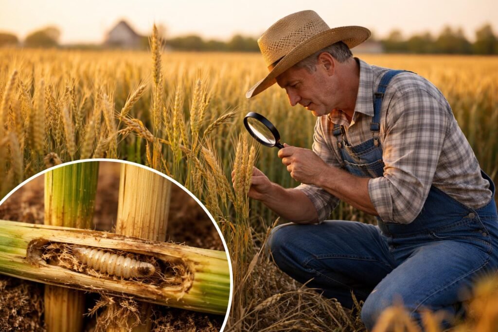 A kártevő felismerése: tipikus tünetek a táblán