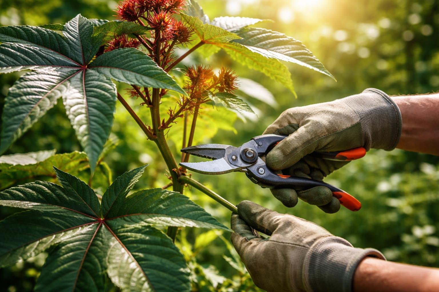 - Ricinus metszése és visszavágása: forma, egészség és virágzás érdekében tippek