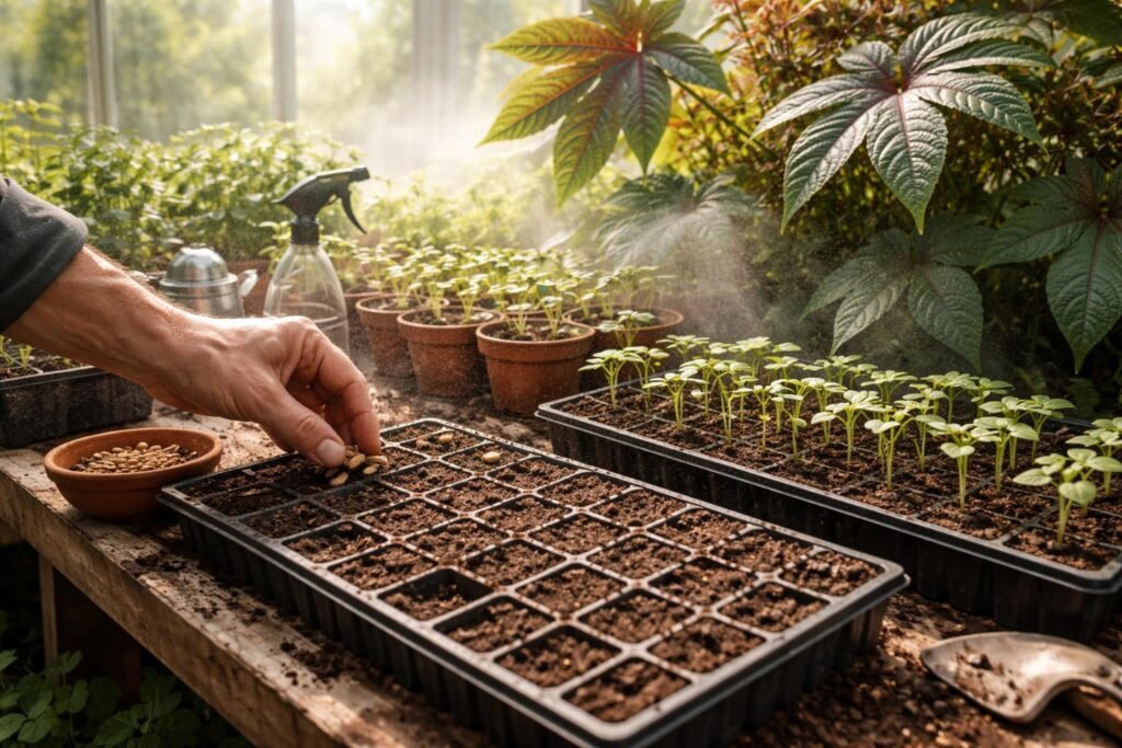 A ricinus szaporításának bevált módszerei