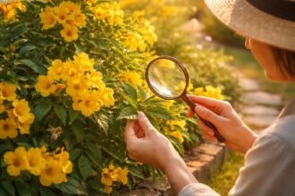 Élénksárga trombitacserje: betegségek és kártevők elleni gondos figyelem a kertben