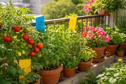 - Sárgalapos csapda: a sárga felület vonzza a levéltetveket és ragad.