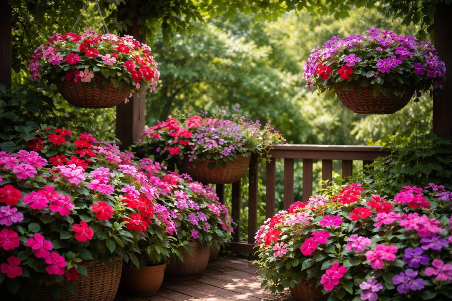 - Törpe nebáncsvirág árnyékban is virágzik hosszú szezonban, igényli kiegyensúlyozott öntözést.