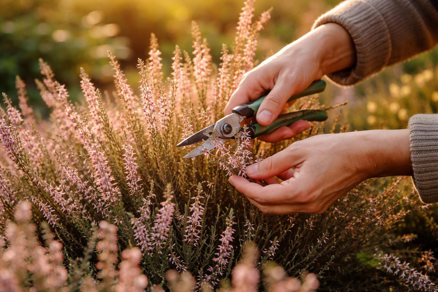 - Vékony hanga metszése: formát megőriz, virágzást növeli és hosszabb élettartamot ad