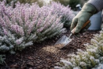 -Vékony hanga téli kertben virágzik; tanácsok a hatékony trágyázáshoz, kertészeknek.