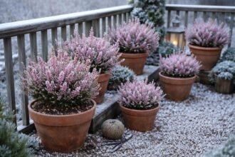 - Erica gracilis vékony hanga teleltetése és téli gondozása a kertben hosszú virágzásért