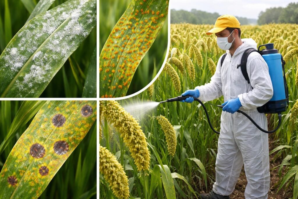 - Felfedezd, hogyan védekezhetünk hatékonyan a vesszős köles gombabetegségei ellen, lépésről lépésre.