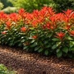 - Piros hajtások, sűrű lomb, gyors növekedés és vonzó kertépítés egész évben