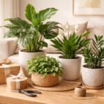 Anyák napi virágok ábrázolva: tartós szobanövények színes, hosszú távú díszítéshez