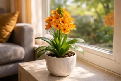 - Betlehem Csillaga narancssárga virágairól ismert; lakásban is könnyedén, több évig gondozható.