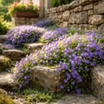 - Fedezze fel a Dalmát Harangvirág alacsony növésű, sűrű takaró virágzást.