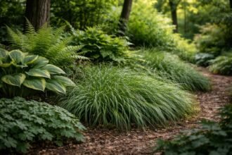 - Erdei sás: árnyékban díszítő, könnyen nevelhető, kiváló talajtakaró a kertben.