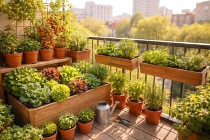 - Zöldségeskert az erkélyen: alacsony költségek, kis hely, gyorsan szedhető friss növények.