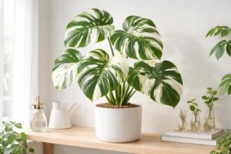 - Könnyezőpálma: fehér variegáció miatt fényigényes és páratartásigényes, törékeny lombú növény.