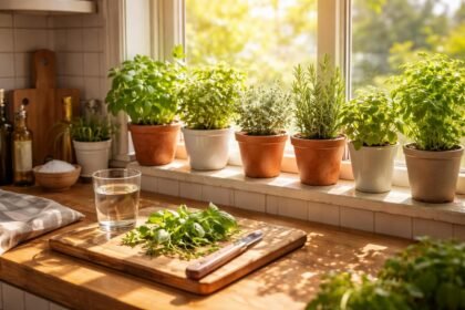 • Fűszerkert ablakban: friss illat egész évben, mérsékelt gondozási igény, és magas ízek garantáltak.