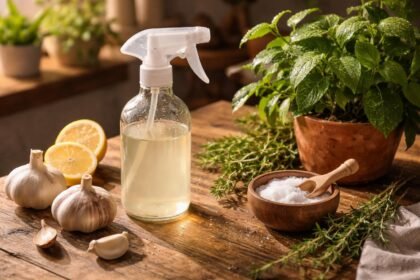 - Természetes gombaölő permet növényeinken: egyes házi összetevők gombaölő hatásúak, hozzáadott mérgek nélkül.