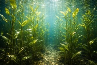 - Hínáros békaszőlő, Potamogeton perfoliatus, vízminőséget javít és élőhelyet teremt a tóban.