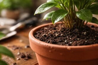 - Tőzeglegyektől megóvni a növényeket: a talaj kiszárítása és a megfelelő higiénia segít.