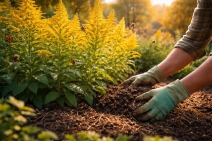 - Kanadai aranyvessző tápanyagigénye mérsékelt; kiegyensúlyozott trágyázás ősszel gazdag virágzást biztosít.