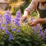 - Kányaharangvirág metszése hosszú, bőséges virágzást és kompakt formát minden évben biztosít.