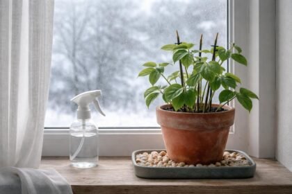 - Kányaharangvirág téli nyugalomban van, ezért kevesebb fény és öntözés kell.