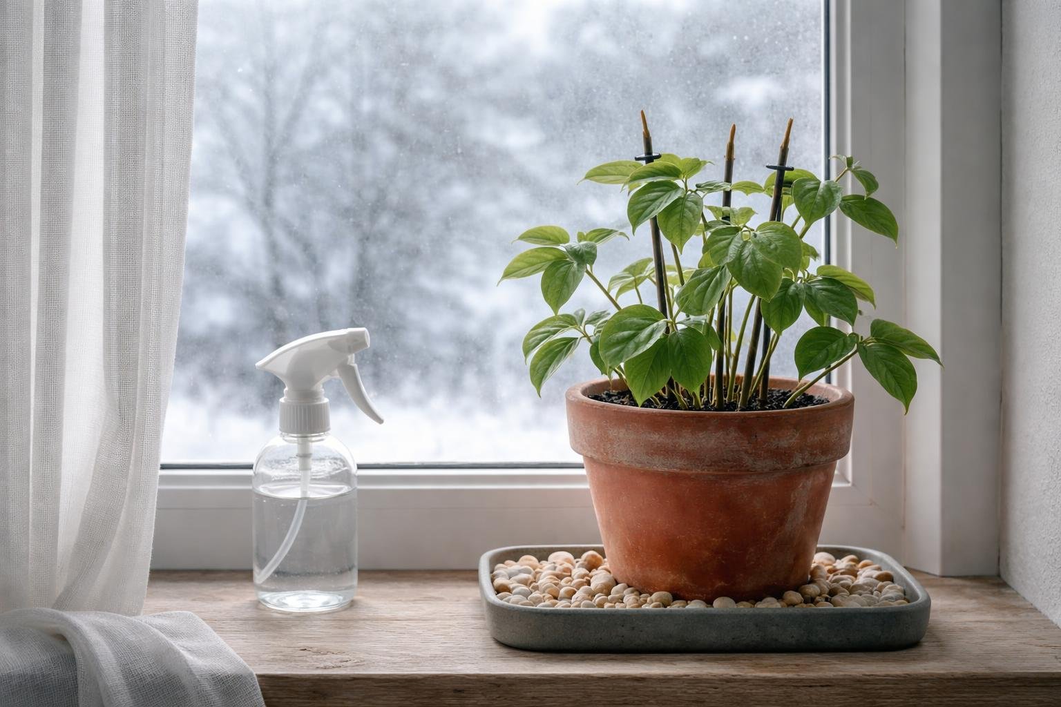 - Kányaharangvirág téli nyugalomban van, ezért kevesebb fény és öntözés kell.