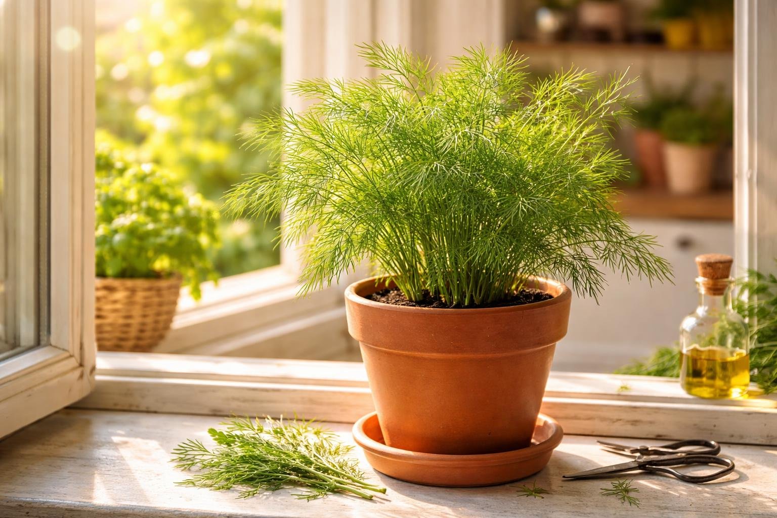 - Kapor cserépben könnyen termeszthető, friss illat minden felületen, akár napos ablakban.