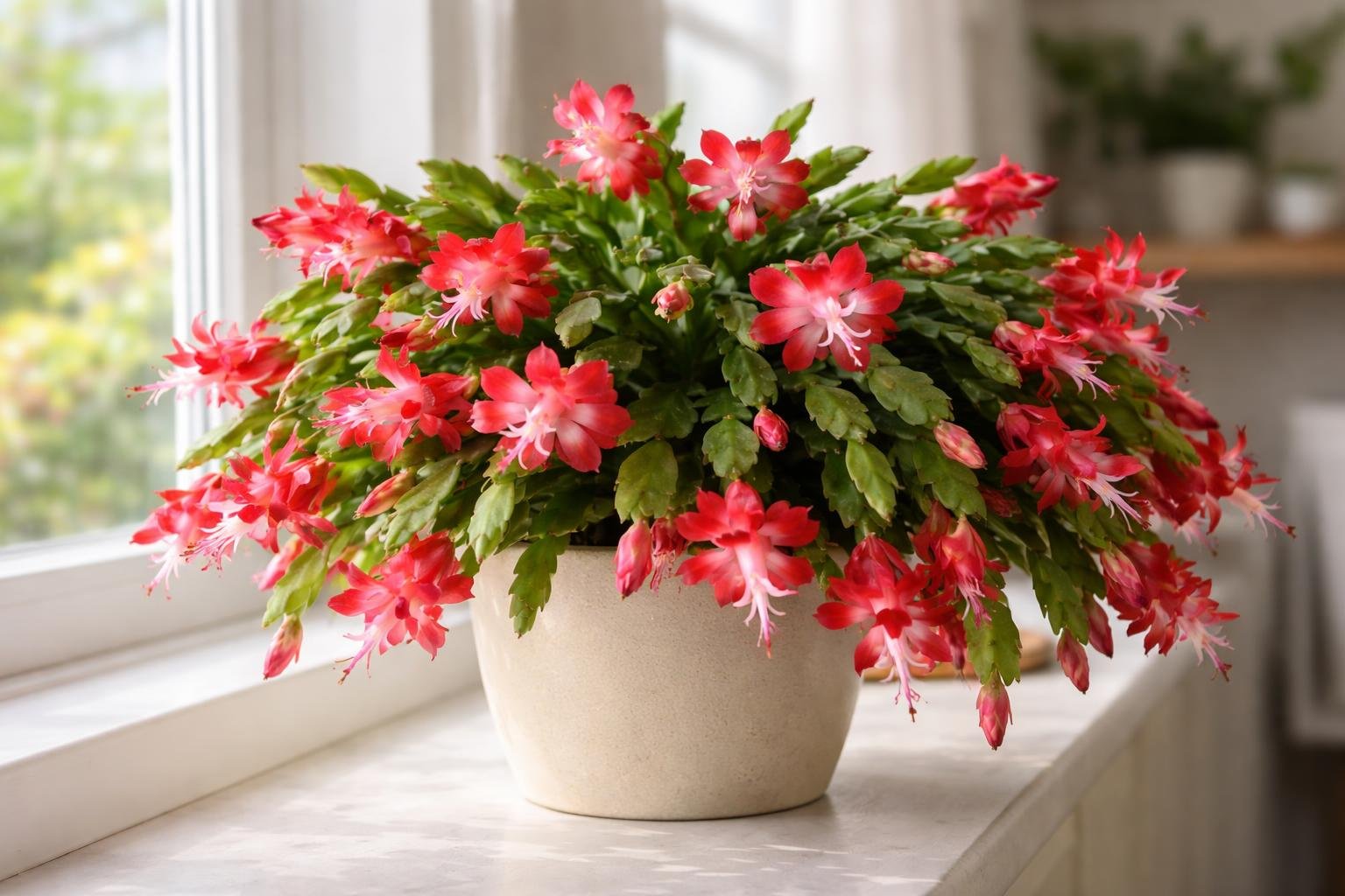 - Karácsonyi orchidea: télen virágzik, de fény és víz nélkül elhervad.