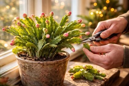 - Karácsonyi orchidea metszése segíti a virágszárak új növekedését és virágzást.