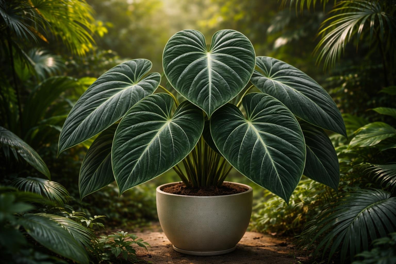 - A Királynő flamingóvirág fényigényes, mérsékelt páratartalom szükséges a legjobb színért.