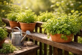 - Koriander otthon, könnyen termeszthető: napfény, víz, jó talaj, rendszeres vágás.