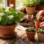 - Madársóska gyorsan nő és szép virágokat ad, ráadásul változatos leveleit hozza.