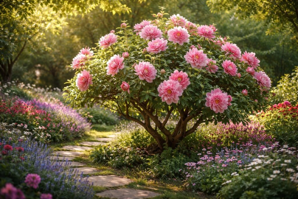 - Tudd meg, mennyi napfényre van szüksége a fás bazsarózsának a virágzáshoz.