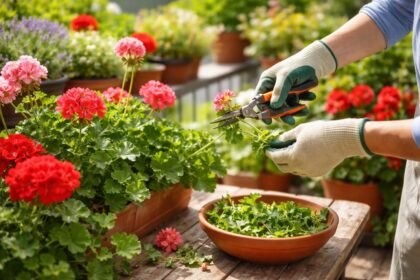 - Muskátli metszése: serkenti az új hajtásokat, és meghosszabbítja a virágzást.