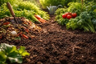 - Szerves trágyát használva élő talaj alakul ki, és hosszú távon növeli a termékenységet.