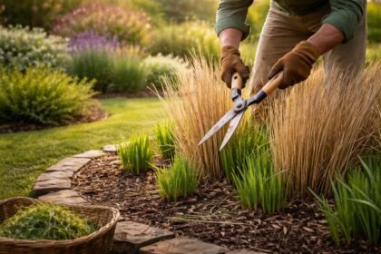 - A díszfüveket tavasszal vágva erősebben sarjad, téli struktúrát megőrizve és egészségesebb marad.