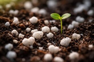 - Perlit: a gyökerek levegőhöz juttatása és vízháztartásának javítása, növények stabilabb fejlődése.