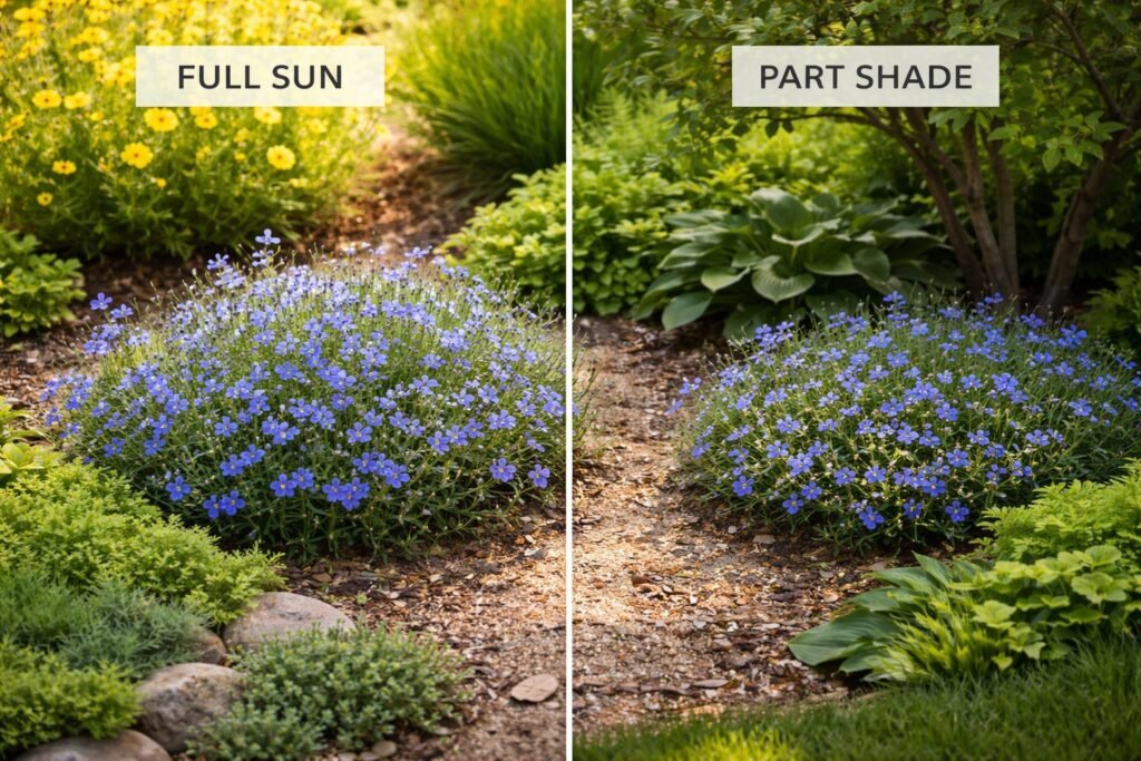 Napfény vagy félárnyék? Ideális elhelyezés