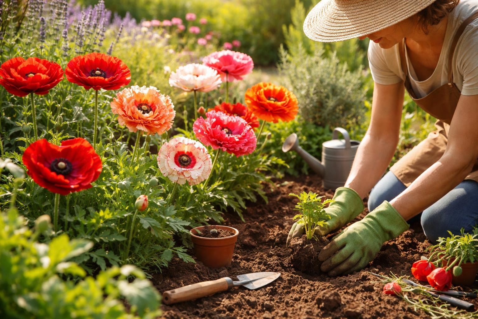 - A nemesített pipacsok sokféle színben és formában léteznek a kertben