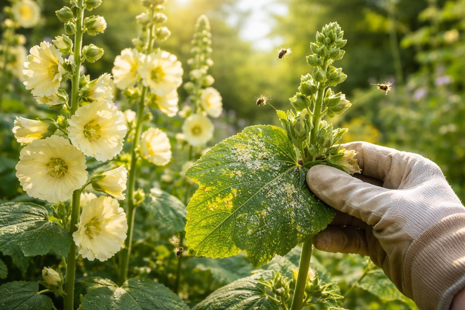 - Ismerd fel időben a mályvarózsa betegségeit és kártevőit a kertben