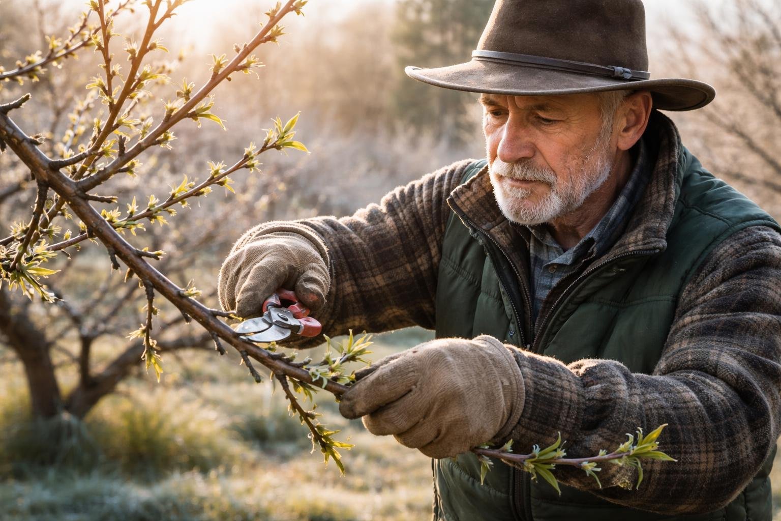 - Őszibarack metszés időzítése meghatározza a hozamot és az egészséget a fa életéig.