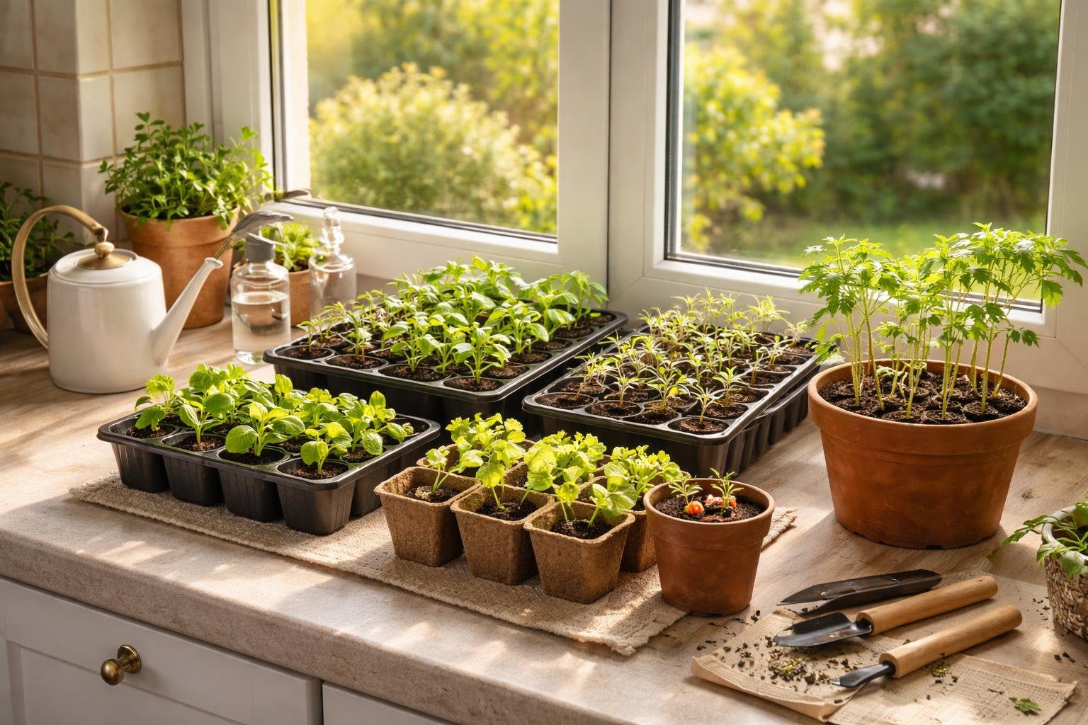 - Palántanevelés ablakban: 3 megbízható tippek a gyors, egészséges növekedéshez otthon.