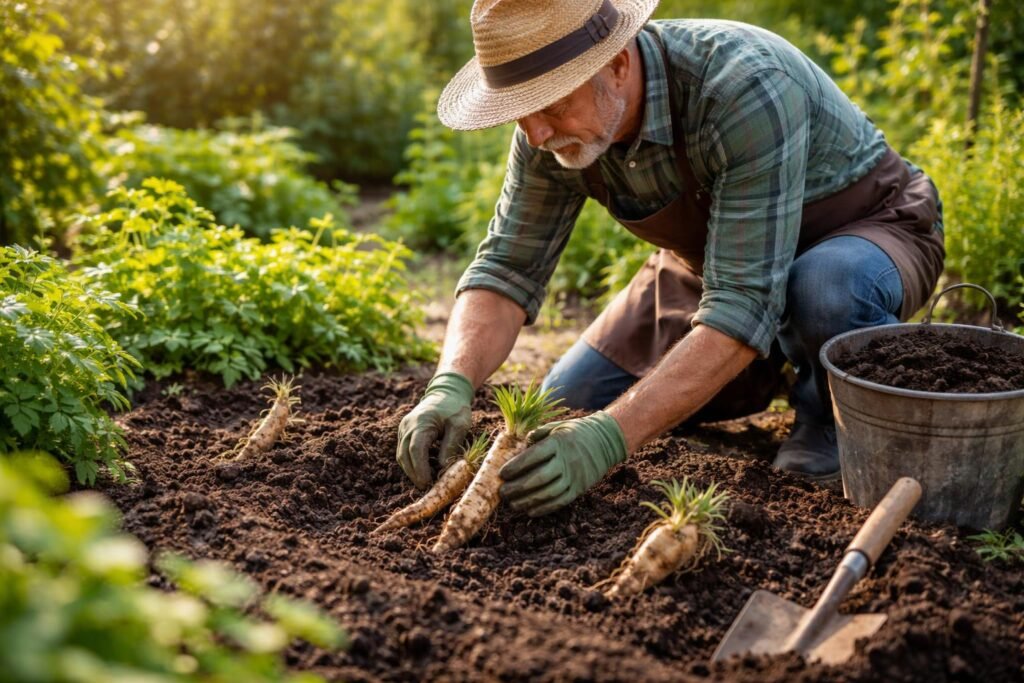 -Fedezze fel a talajelőkészítés lépéseit és az angyalgyökér ültetésének titkait