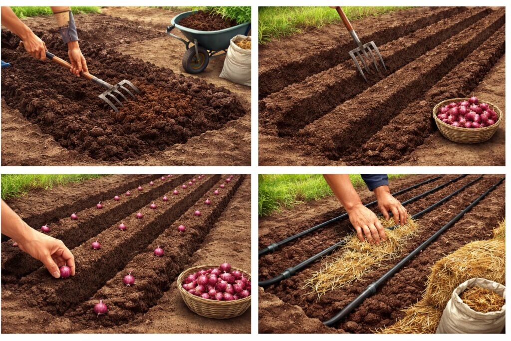 - Lépésről lépésre talajelőkészítés titkait vöröshagyma termesztéséhez, értsd meg a gondozás összefüggéseit