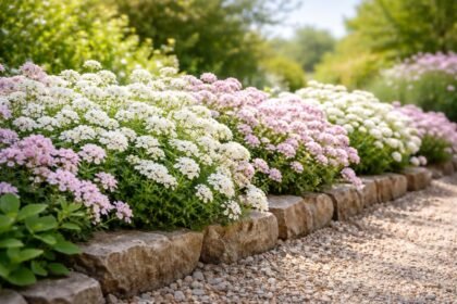 Tatárvirág Iberis – fehér és halvány rózsaszín virágokkal tavaszi kertet varázsol sziklakertben